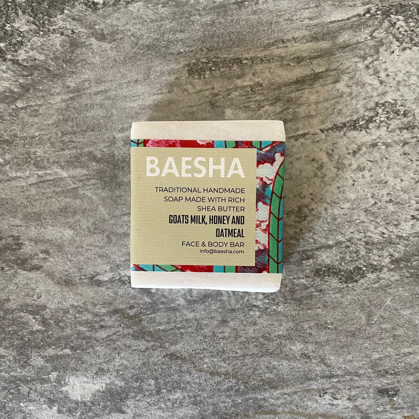 Soap / Face & Body - Goats Milk, Oatmeal & Honey Bar-baesha