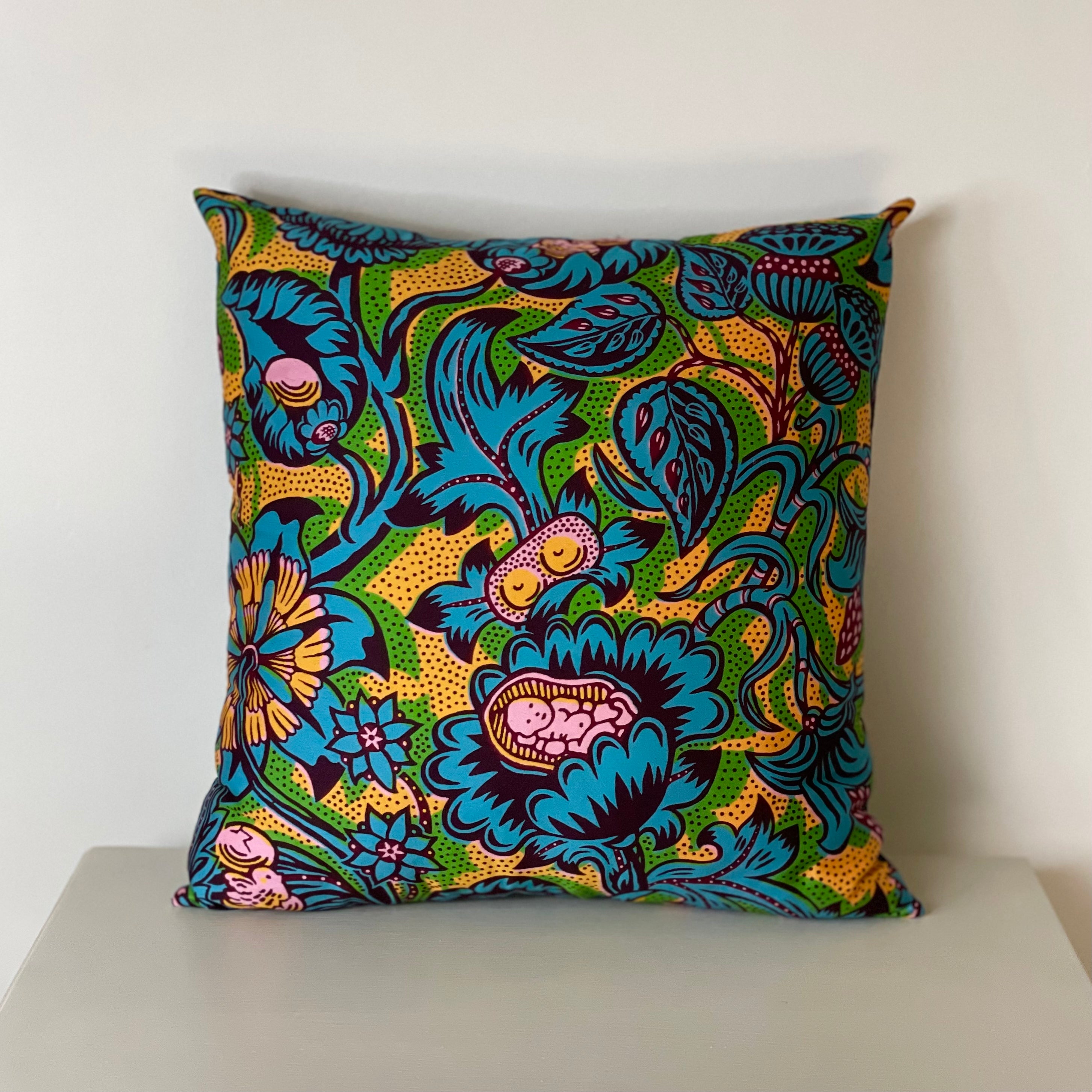 Cushion - Babies, chickens & eggs ‘fertility’-baesha