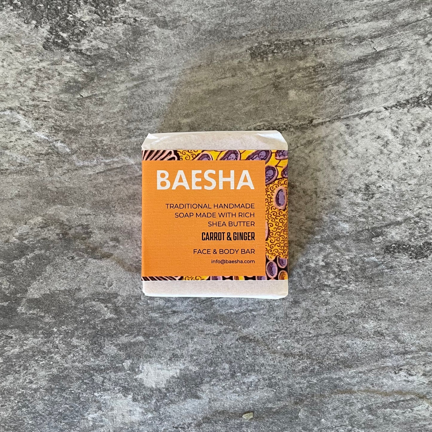 Soap / Face & Body - Carrot & Ginger Bar-baesha