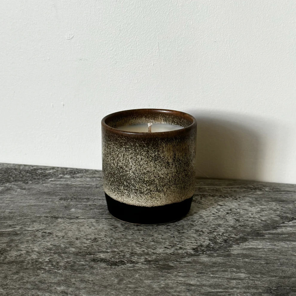 Speckled (Refillable) Candle/ Resin-baesha