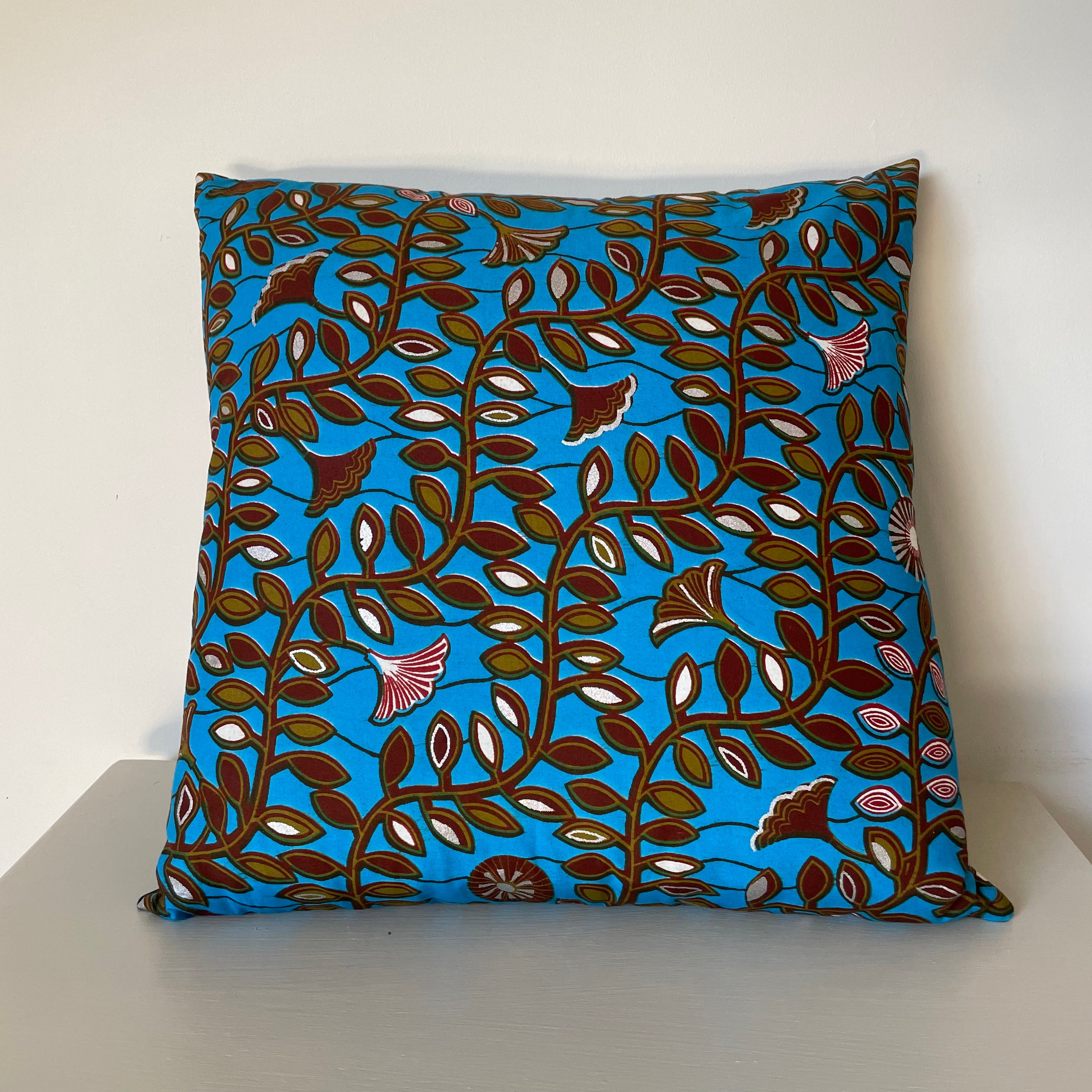 Cushion - Blue Ginkgo-baesha