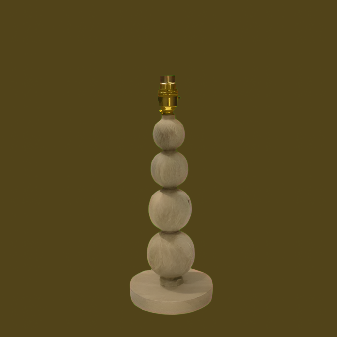 Lamp Base- Mango Wood Bobbin-baesha