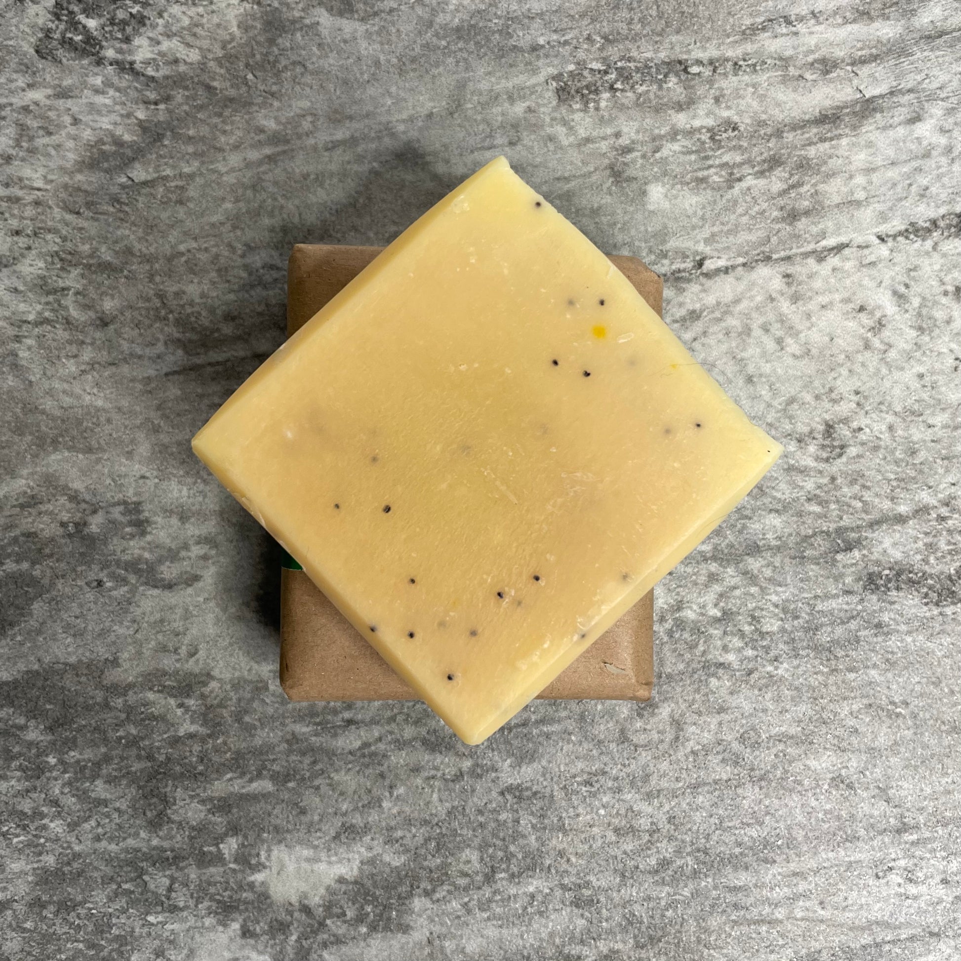 Soap / Face & Body - Lemon (May Chang) & Poppy Seed Bar-baesha